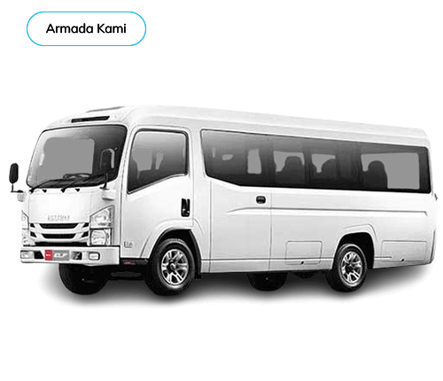 Isuzu Elf Long (kapasitas 14-17 orang)